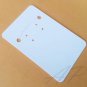 100 Blank Glossy White Necklace Earrings Paper Display Card Jewelry Packaging