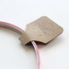 100pc Blank Hanging FoldOver Necklace Ponytail Display Card in Brown Kraft Paper