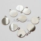 50 pcs..Silver Tone 12mm Pendant Charm Base... for Accessories and Jewelry(M)
