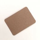 100pc Blank Brown Necklace Leverback Earrings Paper Display Card for DIY Jewelry