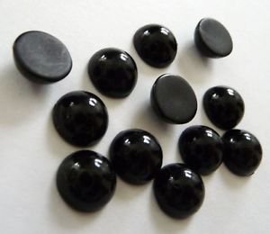 100pcs 10mm Black Half Faux Pearl Flatback scrapbooking, clothing, jewelry