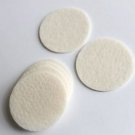 50pc 25mm  Felt Backing Circle Patch Cut Out in  Ivory for Ribbon bow, Cosarge