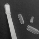100pcs Comfortable Clear  End Caps for 4mm(1/8") Metal(Steel) Headbands