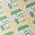 240pc Gift Packaging, Seal Wedding Birthday Handmade Homemade Sticker x10sheets