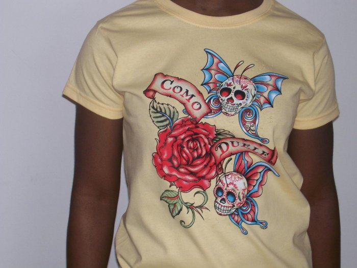 "como duele" tattoo tshirt for ladies