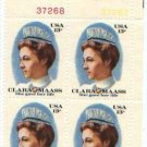 US Stamp Block  CLARA MAASS.13 MNH