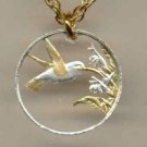 C-130 Trinidad & Tobago 1 cent (Humming COIN NECKLACE