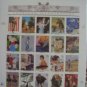 #3502 Full Mint Sheet AMERICAN ILLUSTRATORS - 2001