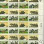 #1387-90 Natural History Sheet of 32 6 cents