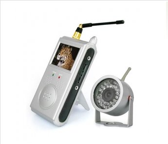 2.5-inch Wireless A/V Baby Monitor Set with Night Vision Camera
