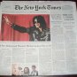 NEW YORK TIMES Michael Jackson Died Death RIP Newspaper NEVER READ 06/26/09