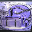 EASY HOLD MANICURE KIT by TRIM - 6 PIECE PURPLE - PERFECT FOR TRAVEL - NEW!