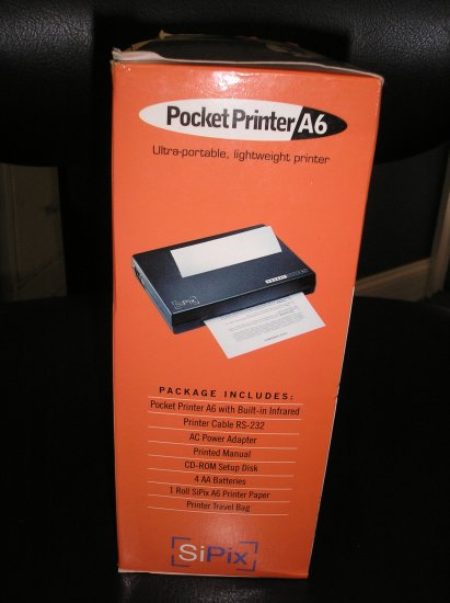 SIPIX POCKET A6 MOBILE PRINTER ULTRA PORTABLE FOR PALM HANDSPRING PDA SIPIX POCKET A6 MOBILE PRINTER ULTRA PORTABLE FOR PALM HANDSPRING PDA