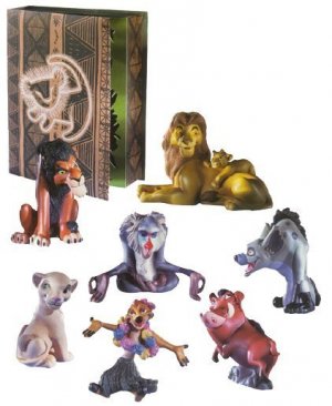 DISNEY'S The Lion King Limited Ed. Storybook Ornament Set-SAFARI ADVENTURE - Only 1000 Made!