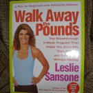 WALK AWAY THE POUNDS:The Breakthrough 6-Week Program by LESLIE SANSON BOOK & DVD - BRAND NEW!