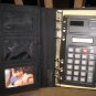 MUNDI FAUX HIDE ZIPPER & SNAP AGENDA-CALCULATOR,CALENDAR,ADDRESS BOOK,ID HOLDER,KEYCHAIN & MORE-NEW!