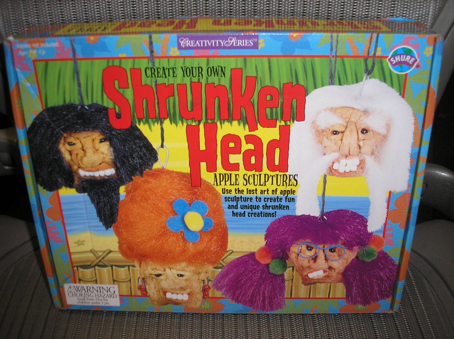 CREATE YOUR OWN SHRUNKEN HEAD APPLE SCULPTURES KIT HALLOWEEN FUN BRAND NEW!