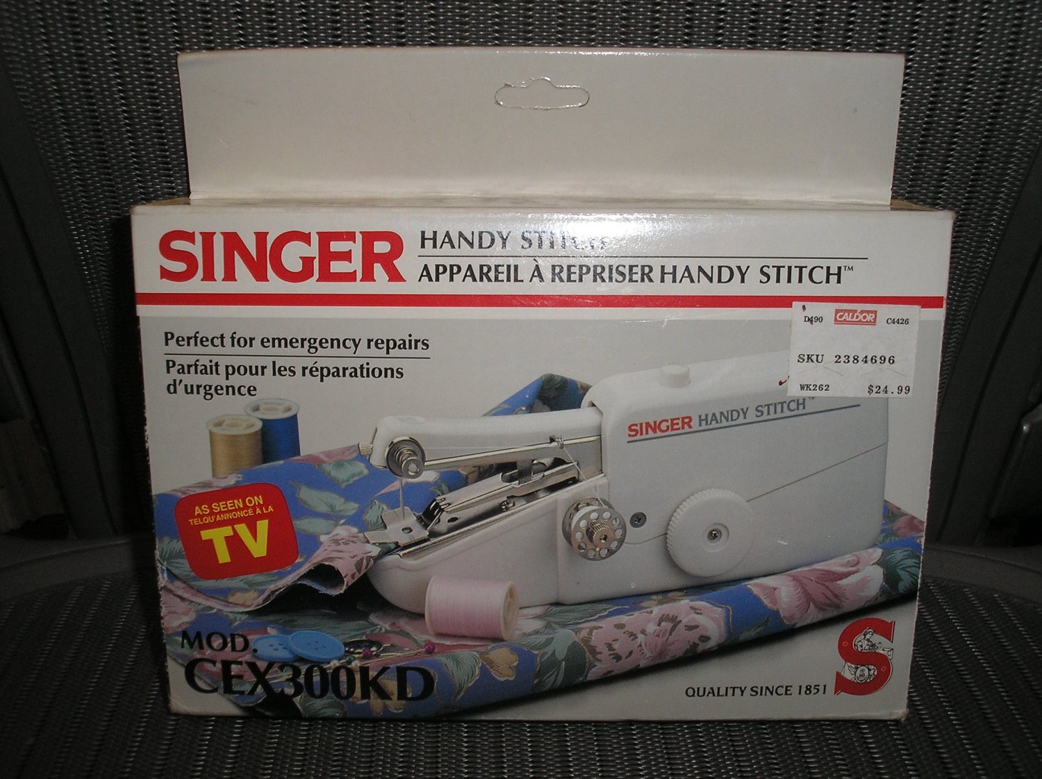 Singer Handy Stitch Model CEX300KD HANDHELD SEWING MACHINE AS SEEN ON TV BRAND NEW!