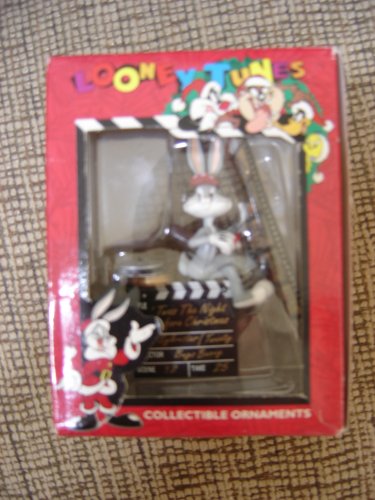 LOONEY TUNES BUGS BUNNY "DIRECTING CARTOON" WARNER BROS. LICENSED OFFICIAL ORNAMENT from 1996!