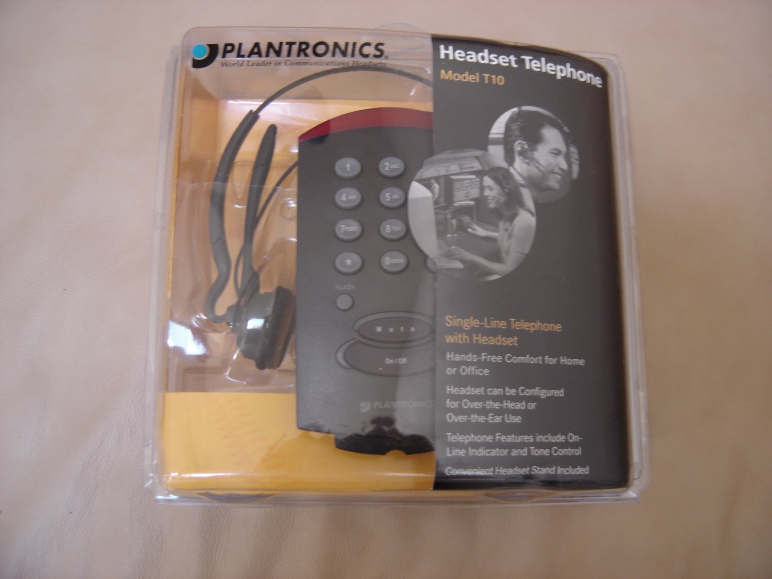 plantronics t10 corded headset telephone system