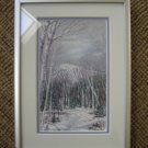 STANLEY KEIRSTEAD'S "SUGARLOAF" of MAINE PRINT - MATTED with ALUMINUM FRAME!
