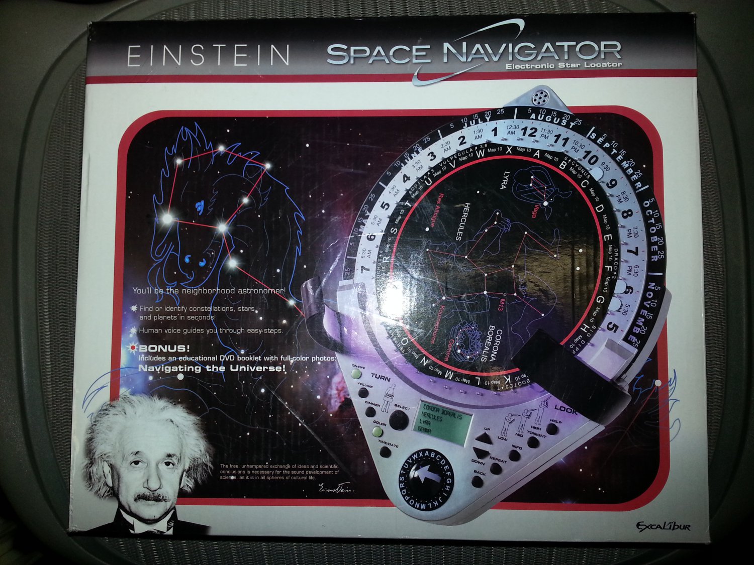 EINSTEIN SPACE NAVIGATOR by Einstein ELECTRONIC STAR LOCATOR BE THE