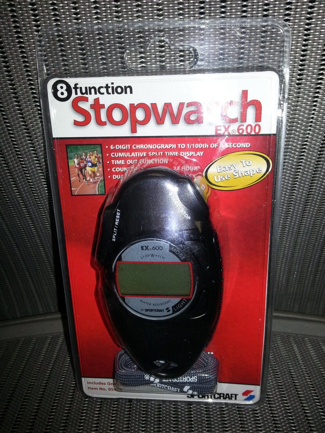 Sportcraft EX600 8Function Digital Stopwatch Water Resistant!