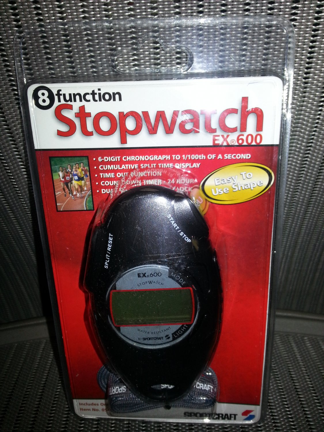 Sportcraft EX600 8Function Digital Stopwatch Water Resistant!