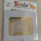 SIZZIX Simple Impressions "Flag" Embossing Folder #38-9636!
