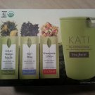 Kati Tea Steeping System Includes 24 pre-portioned packages of Tea Forte Single Steeps Sampler Teas!