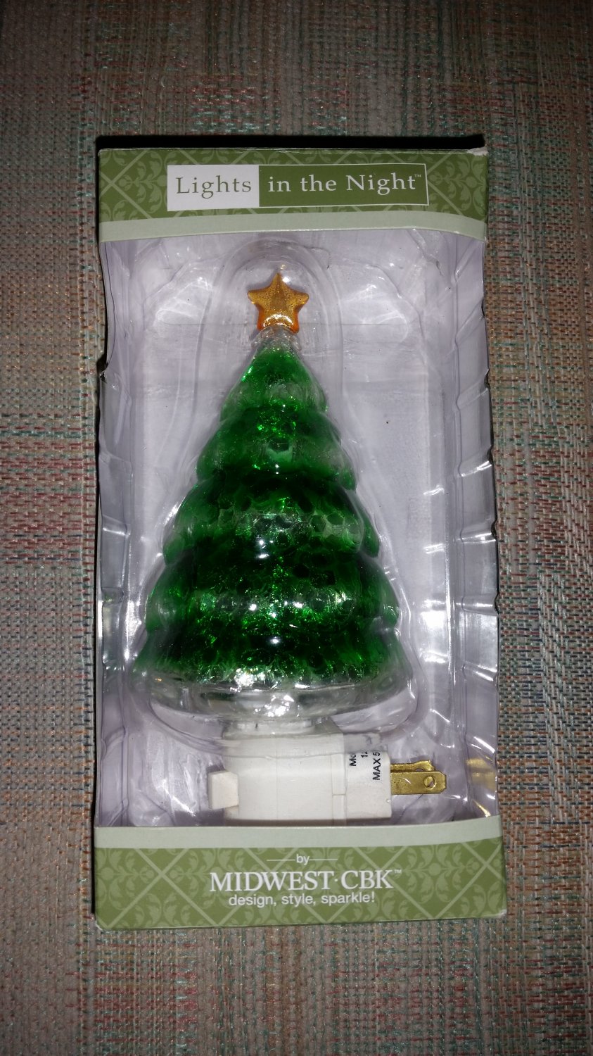 Lights in the Night Christmas Tree Night Light by MidwestCBK DESIGN