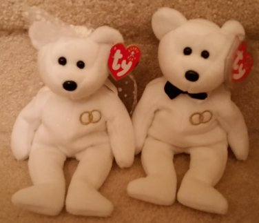 bride and groom ty beanie babies