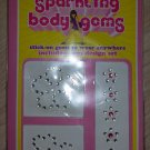 Body Jewelry Sparkling Stick-on Body Crystal Gems-Lg Flower, Hearts & Small PINK Flowers-7 Total!