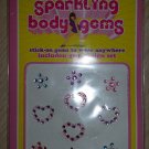Body Jewelry Sparkling Stick-on Body Crystal Gems - Multi-Color Hearts & Flowers - 10 Total designs!