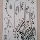 Carieer HENNA Hand and Fingers Temporary Tattoo plus more!