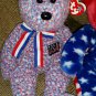 Beanie Buddy Lot of 3 PATRIOTIC BEARS - THOMAS, LIBERTY & USA - NEW with TAGS!!