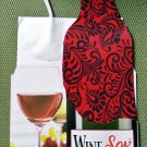 Wine Sox: All Occasion Design -- Stretchy fabric cover to spice up your boring wine bottles!