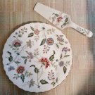Vintage Andrea by Sadek Fine China Cake Pie Dessert Plate with Matching Serving Spatula!