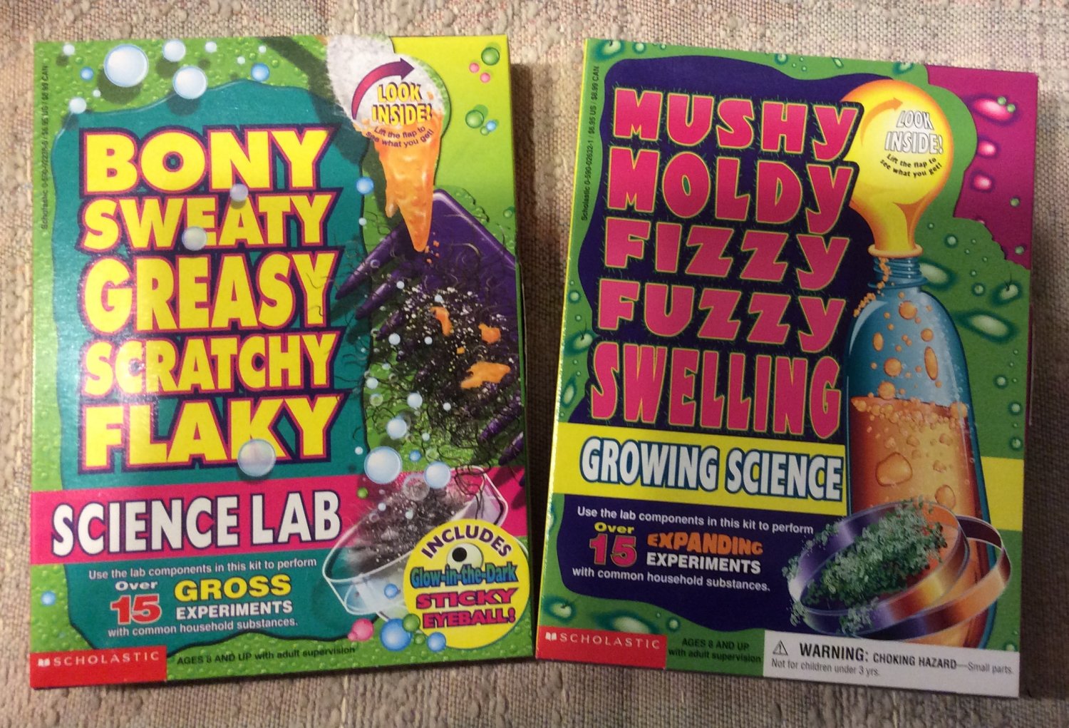 SCHOLASTIC SCIENCE LAB BOX SET KITS LOT OF 2 BRAND NEW!