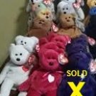 TY BEANIE BABIES - JUST BEARS - RETIRED - HUNDREDS AVAILABLE - NEW WITH TAGS!
