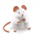 Full Body White Mouse Puppet by Folkmanis Puppets!