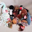 TY BEANIE BABIES - RETIRED - LOT of 8 SEA LIFE BEANIES #1 - NEW WITH TAGS!