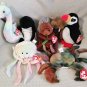 TY BEANIE BABIES - RETIRED - LOT of 8 SEA LIFE BEANIES #2 - NEW WITH TAGS!