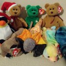 TY BEANIE BABIES - RETIRED - Lot of 8 MISC. ANIMAL BEANIES #2 - NEW with TAGS! TY BEANIE BABIES - RETIRED - Lot of 8 MISC. ANIMAL BEANIES #2 - NEW with TAGS!