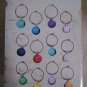 Boston Warehouse Wine Marker Christmas Tree - 12 Glass Ornament Markers On Glass Christmas Tree!