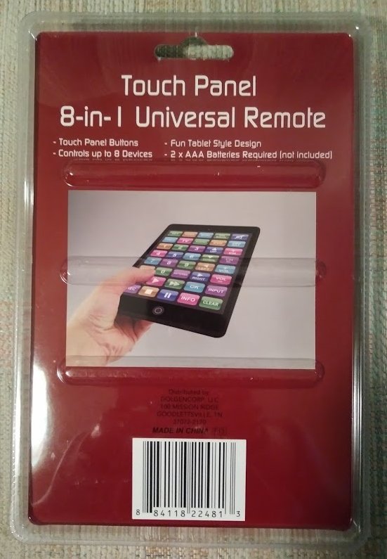 Digital Prism 8in1 Universal Remote Control Touch Screen for All