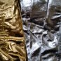 Gold & Silver "CHEER" Metallic Wine Bottle Gift Bags - 13"H x 6-1/2"W - Lot of 5!