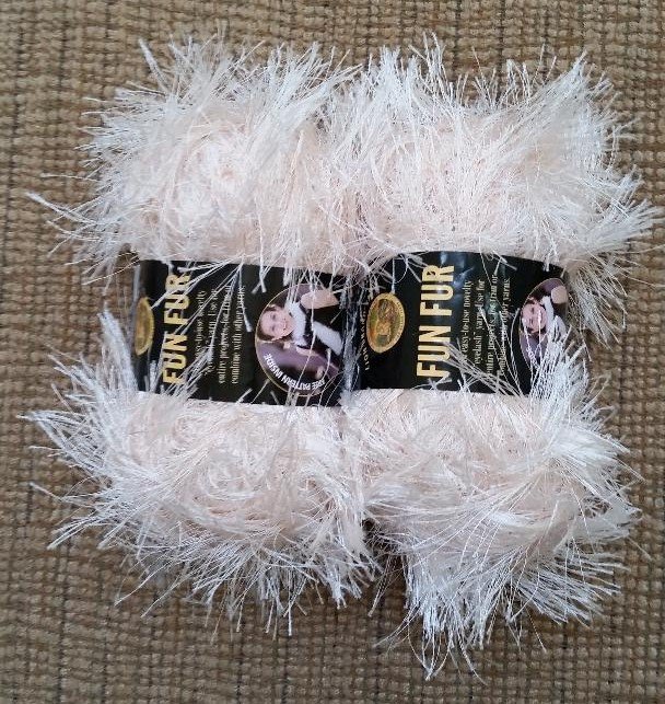 Festival Mix Fiber Yarn, Lion Brand Yarn Fun Fur, Bernat Boa - Lot of 4 ...