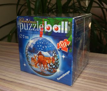 christmas puzzle ball