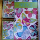 Entertaining with Caspari Bridge Playing Cards Gift Set, Jumbo Type, Butterflies!
